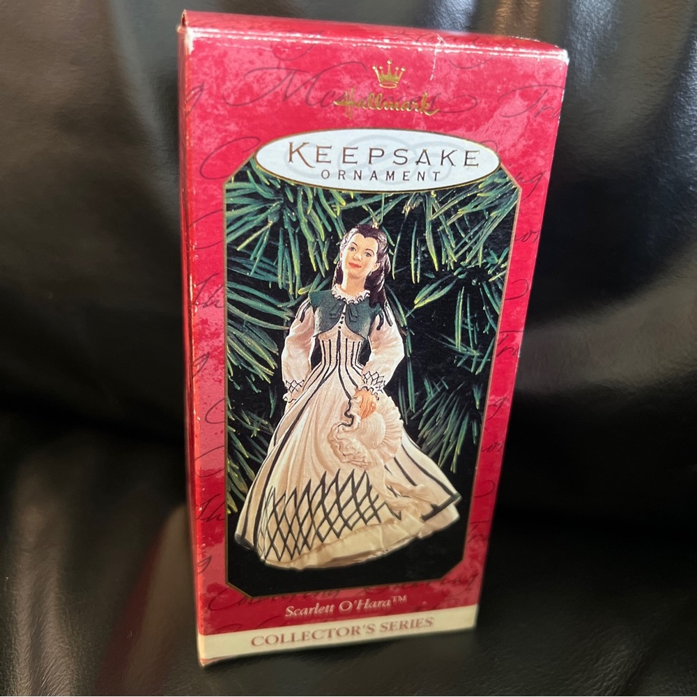 Scarlett O’Hara Hallmark Keepsake Ornament 1999 NEW IN WORN BOX